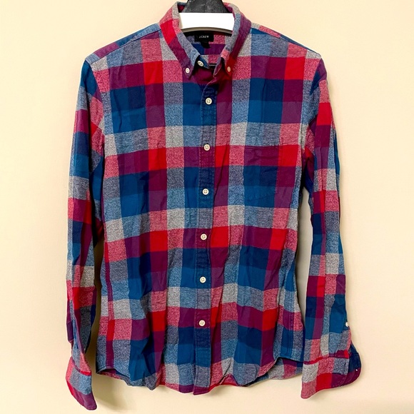 J. Crew Lightweight Flannel Shirt - Picture 1 of 3